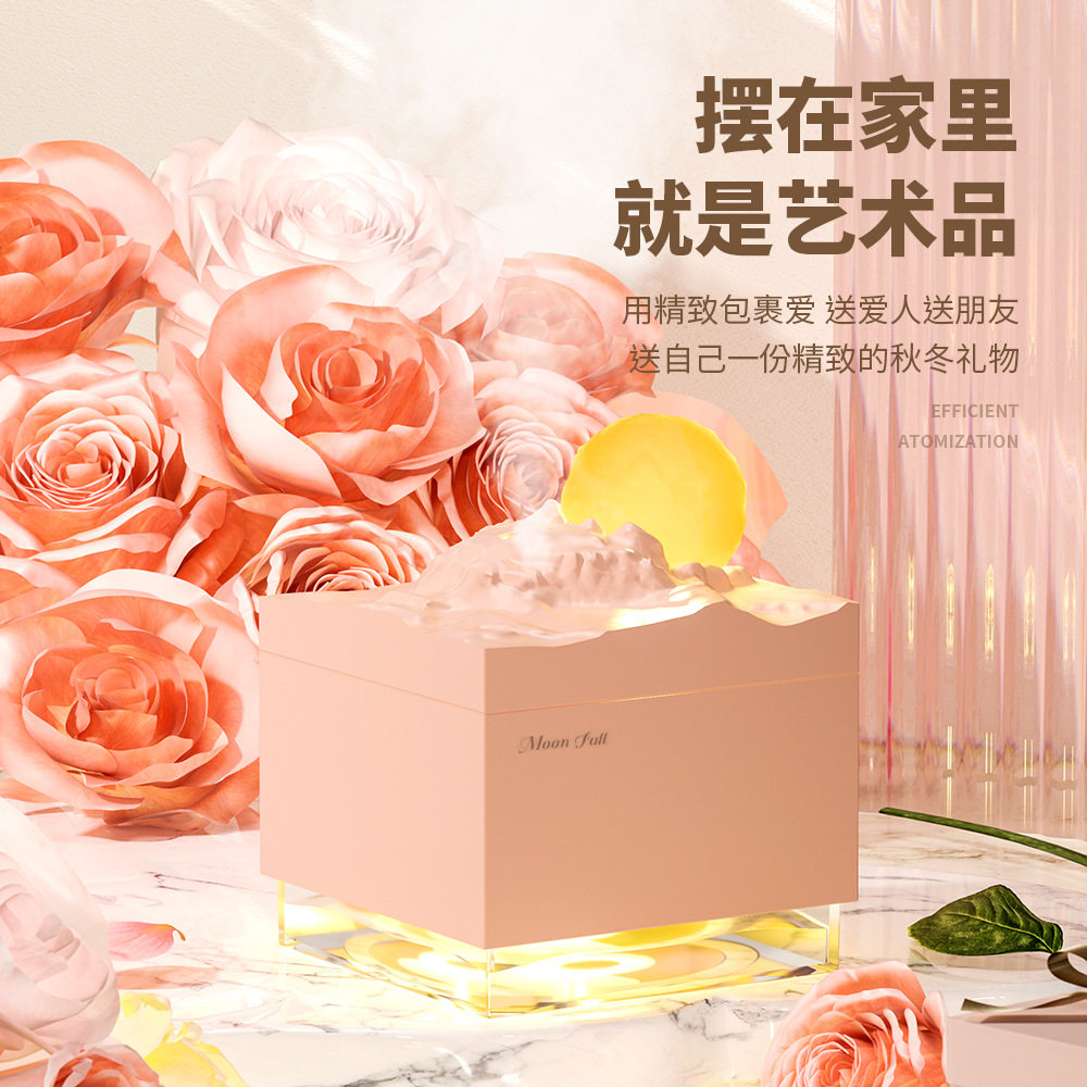 创意新品月球陨落桌面迷