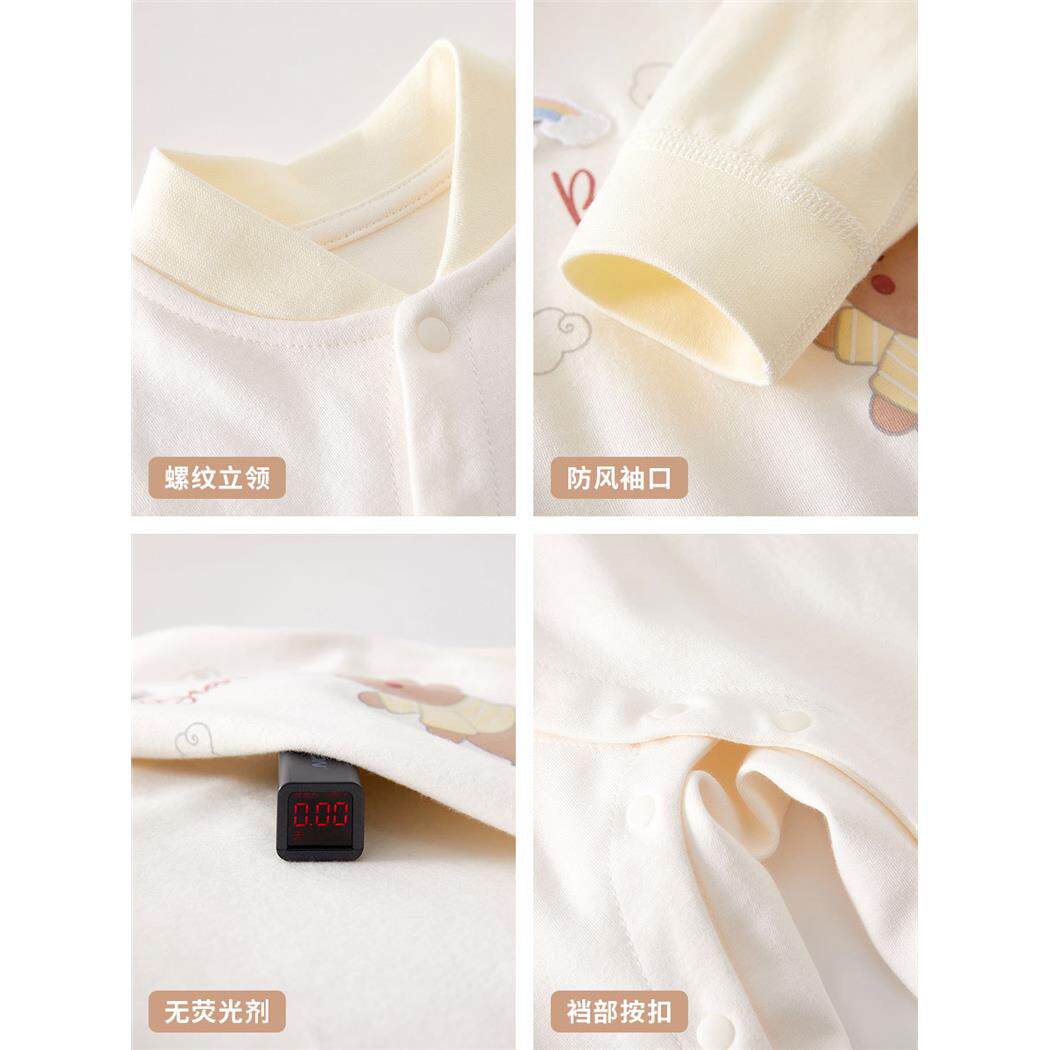 春秋纯棉婴儿连体衣服新