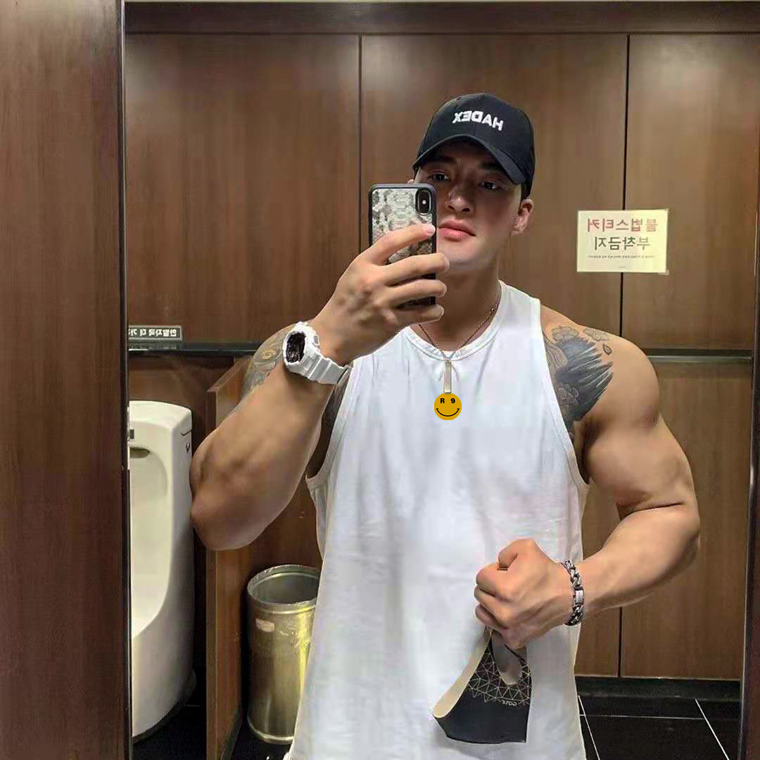 健身背心男夏季薄款速干弹力肌肉运动无袖t恤狗美式篮球训练衣服