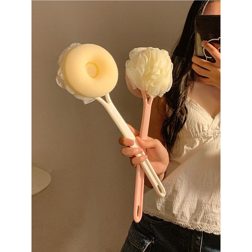 雙面軟毛長柄洗澡刷子后背搓澡