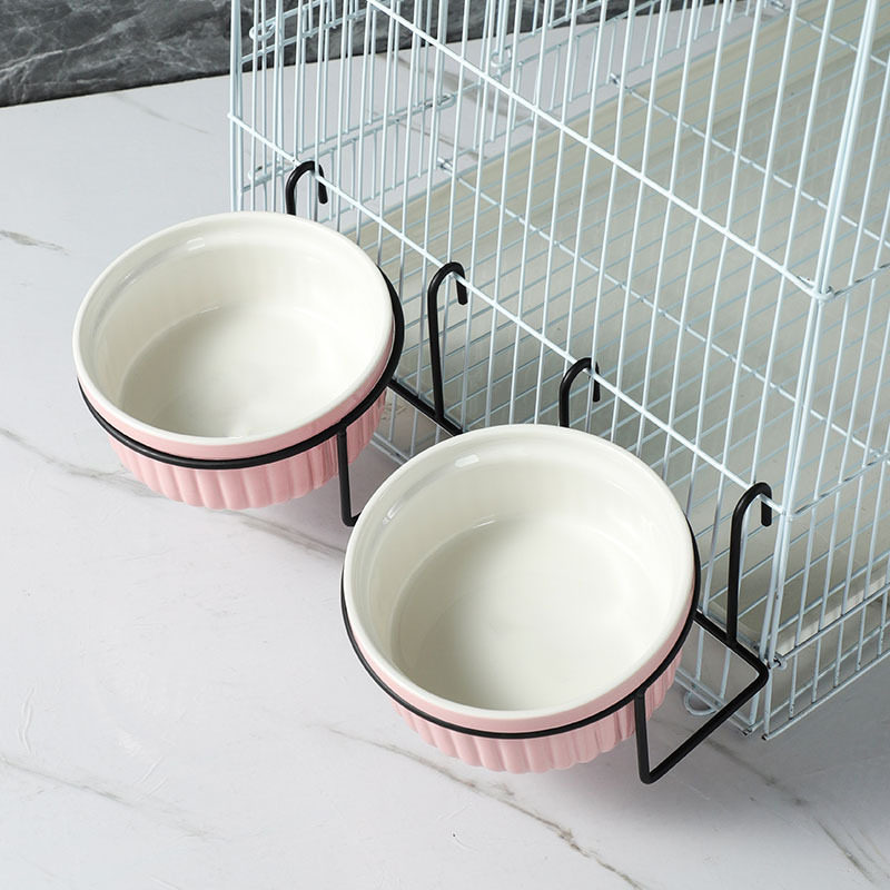 悬挂式猫碗陶瓷宠物猫食盆不易打翻固定猫咪粮盆兔子狗水碗挂钩式,宠物/宠物食品及用品,猫狗碗/慢食碗,淘宝优惠券,粉丝福利购,淘宝优惠卷