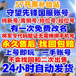 守望先锋账号国服青铜号排位号白银黄金号段位号已定级炸鱼国服