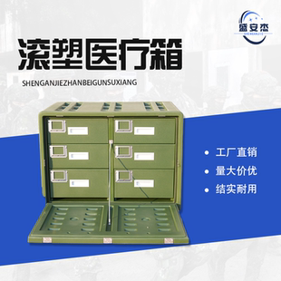 盛安杰医疗箱二代卫生箱野营安全箱多功能空头箱野战药箱救援装备