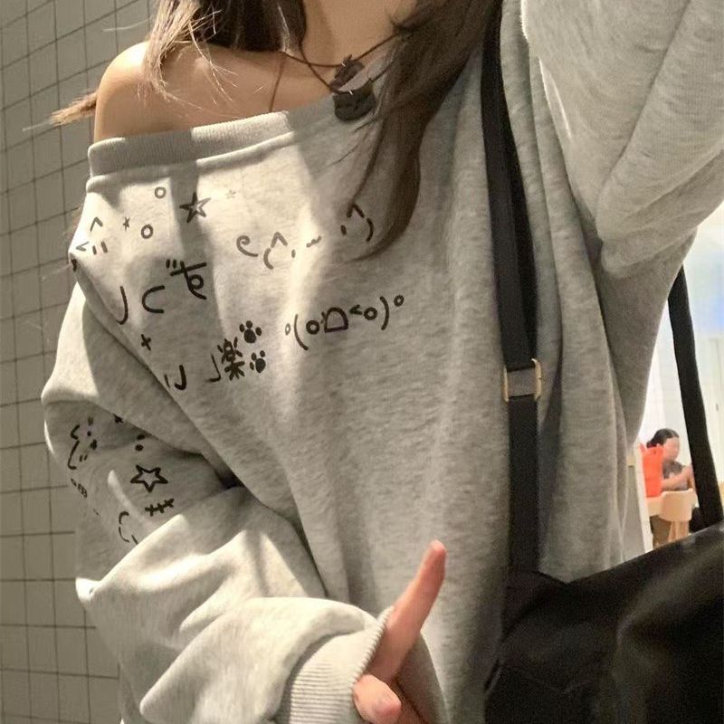 PPHOME美式复古撞色圆领短袖T恤女夏季新款字母印花纯棉上衣潮牌