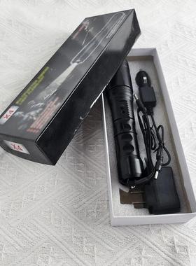 亚马逊外贸强光Led手电筒强光贴身防护爆闪求救破窗X4手电筒钥匙