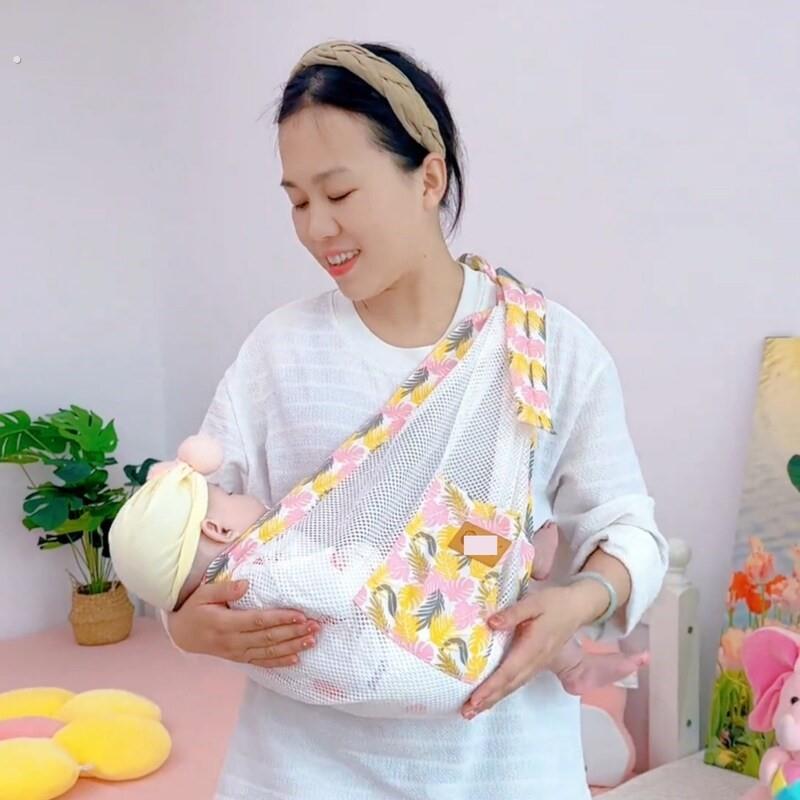 背带婴儿外出简易小月龄宝宝前抱式抱娃神器初生婴儿传统老式背巾