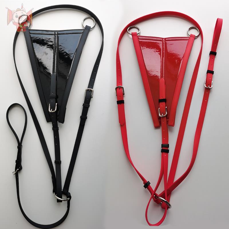 马术低头革式胸带PVC前长
