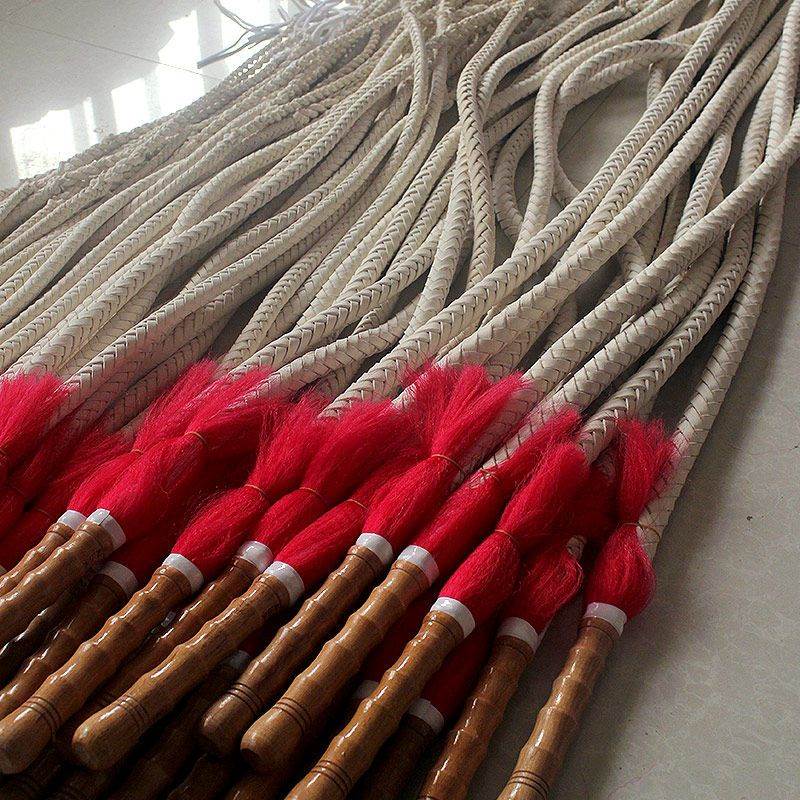 牛皮鞭子健身甩鞭响鞭麒麟鞭健身鞭武术牧羊鞭长鞭软鞭防身甩鞭