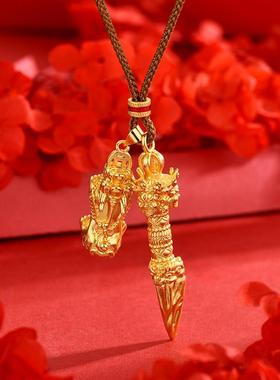 黄杨木雕实木法器文玩手把件雕刻工艺品随身吊坠男挂件密宗金刚