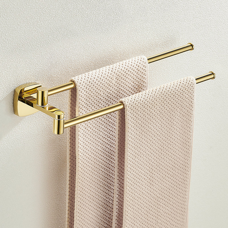 可旋转毛巾架免钉/打孔双用