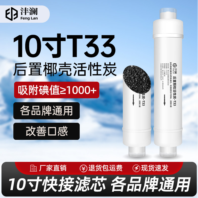 沣澜10寸T33后置活性炭滤芯图片