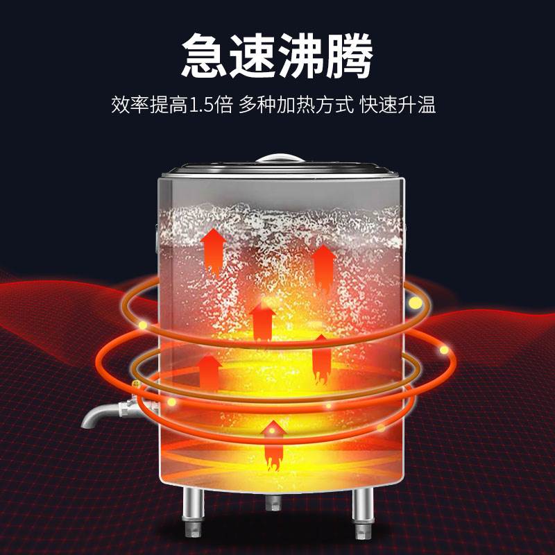 商用燃气用电九鼎王煮面桶煮面炉麻辣烫菜熬骨头汤保温节能煮面锅