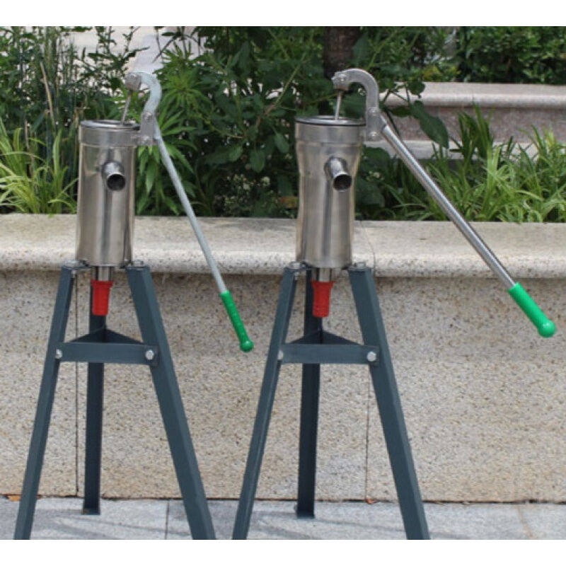 手动压水井手摇吸水泵压井不锈钢压井井水泵摇水泵自吸泵小号井