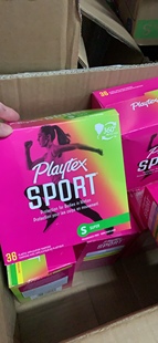 货损美国playtex sport运动型置入式导管卫生棉条