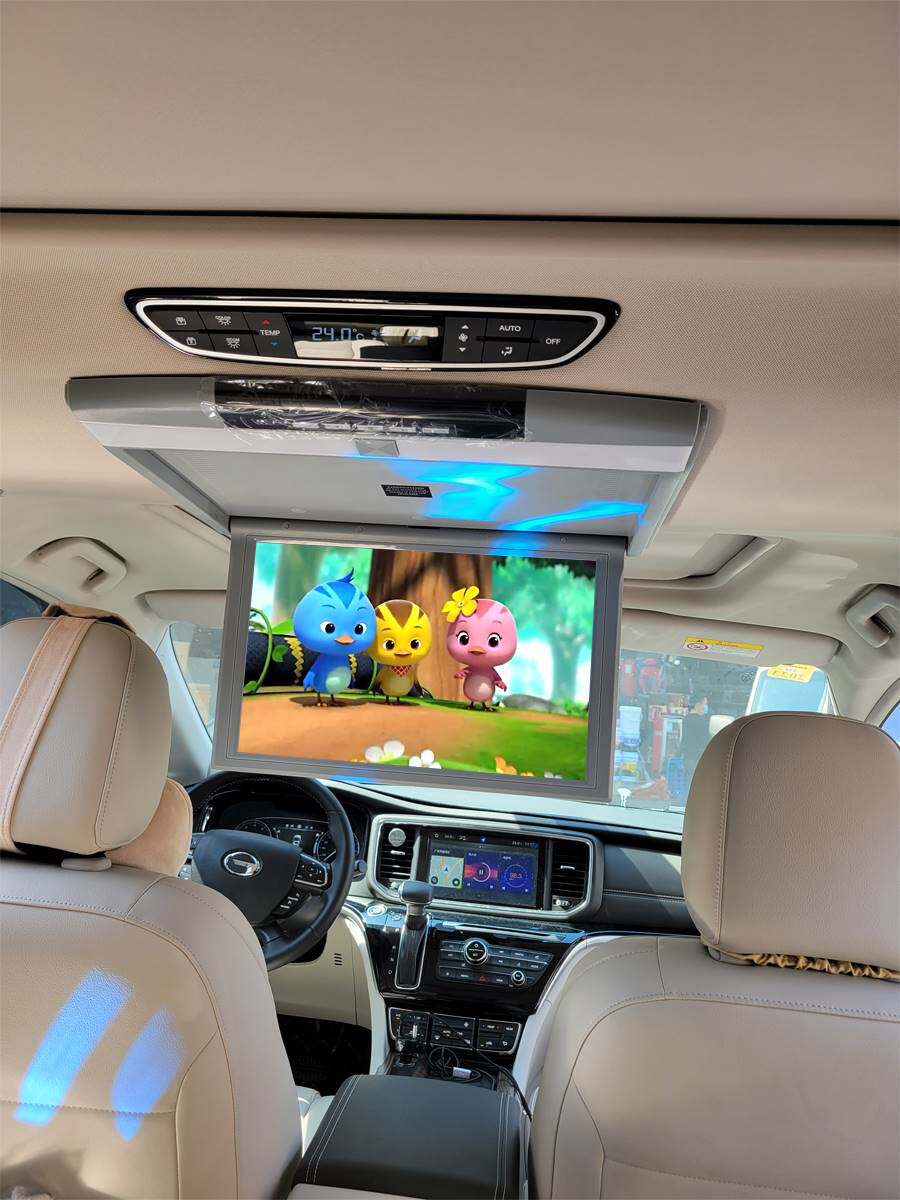 15/17寸汽车载mp5显示器房车吸顶电视车载吸顶显示器汽车车载电视