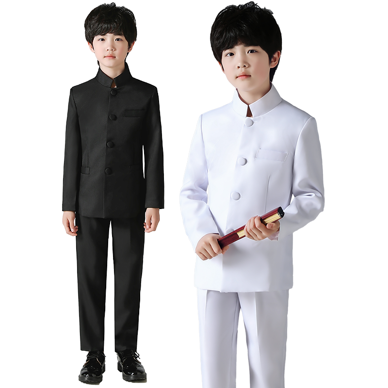 儿童中山装民国演出服装五四青年儿童演出服