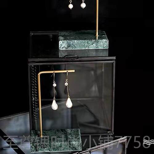 正品简约璃展示盒首饰收纳列示盒大容量透明展玻架软装摆件陈防尘