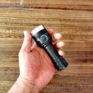 正品X9 三灯暴亮力小钢 21700电池 炮直强充 光 阿木手电 户外高