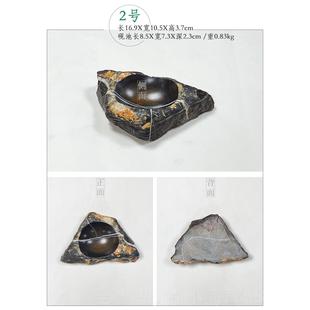 正品灵璧石然石砚台墨海墨盒天池手工文房四墨宝书法专用徐原工砚