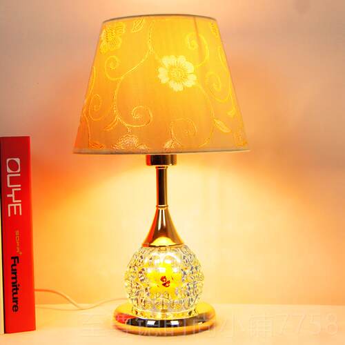 正品台卧室头北欧美式客床灯现代简约时尚温馨创意遥控灯床头厅灯