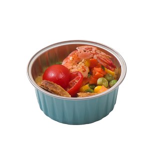 锡纸碗空气炸锅可重复使用布丁杯蛋糕盒带盖子打包盒蒸米糕耐高温