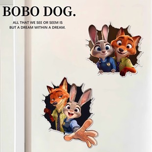 朱迪尼克补洞墙面贴装饰贴画卧室房间改造布置瓷砖孔盖遮挡美化贴