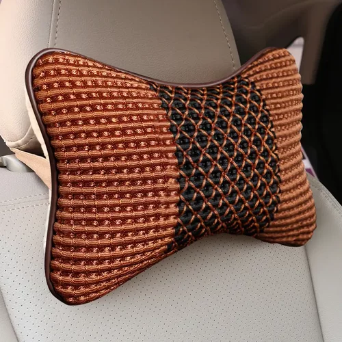 汽车头枕冰丝颈枕一对装车用