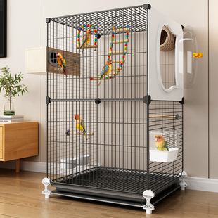 鸟笼子特大号鹦鹉笼家用新型虎皮玄凤专用牡丹小太阳八哥豪华别墅