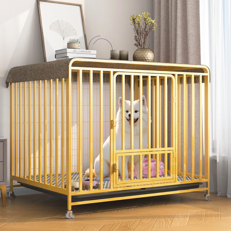 狗笼子室内厕所一体中小型犬大型犬金毛拉布拉多边境牧羊犬狗窝宠