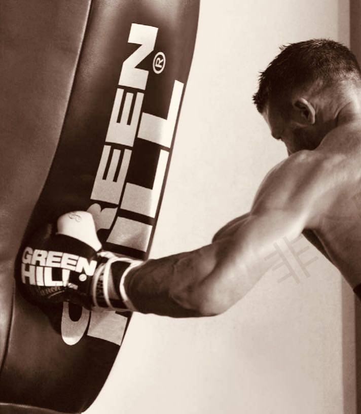 greenhill 进口proffi 成人真皮拳击手套散打泰拳搏击打沙袋拳套