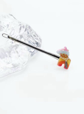 2026年新款高级感树脂小马一字夹10cm卡扣夹精致百搭时尚减龄发夹