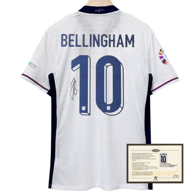 24-25英格兰 贝林厄姆签名球衣 印签 球员版soccer jersey