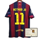 jersey soccer 15巴萨内马尔主场11号签名球衣 印签