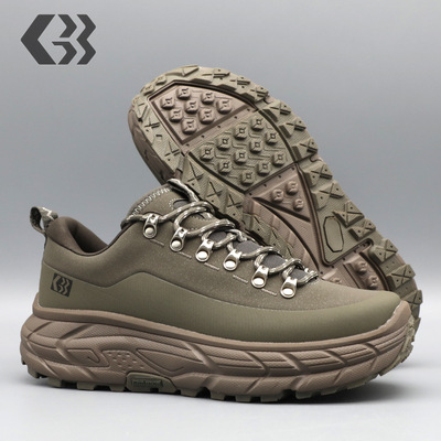 GBB HIGH秋冬新款男士皮面防水休闲鞋防滑轻便厚底缓震通用