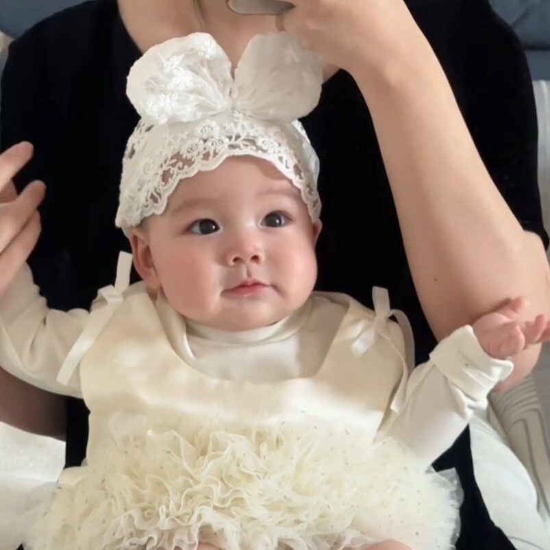 新生婴儿夏天护囟门帽子小月龄宝宝薄款透气公主帽可爱蝴蝶结胎帽