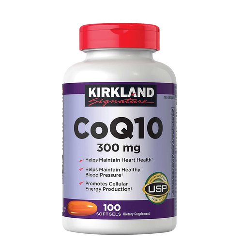 美国Kirkland柯克兰辅酶Q10软胶囊300mg/100粒保护心脏进口正品