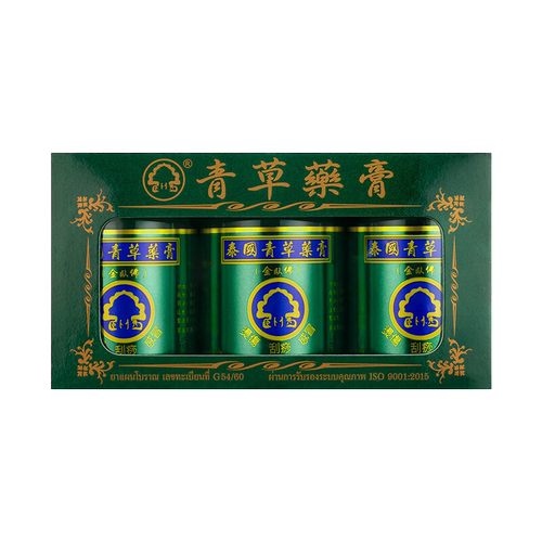 泰国青草药膏金卧佛原装进口正品官方旗舰驱蚊虫叮咬止痒绿草膏R
