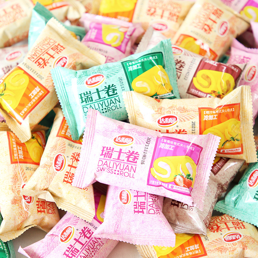 达利园瑞士卷夹心小面包蛋糕类小零食整箱营养早餐早饭小包装散装