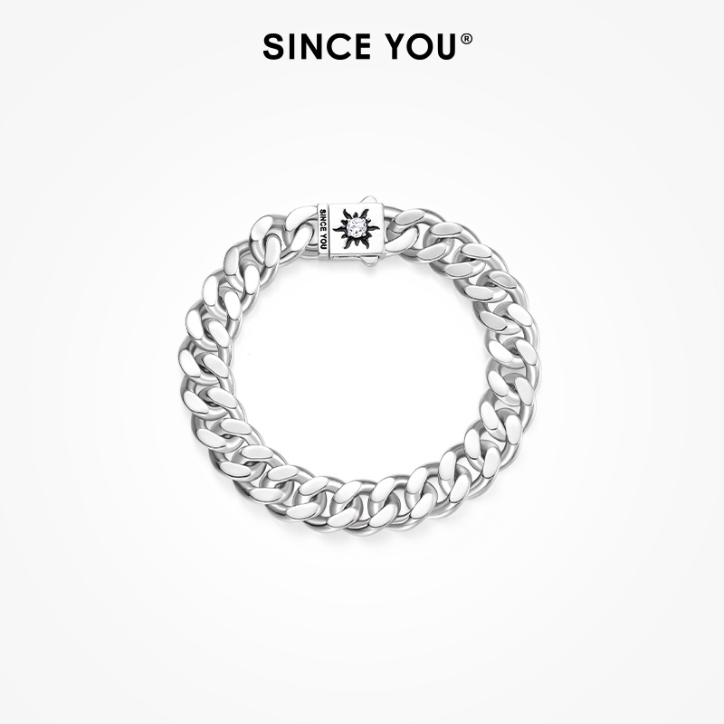 sinceyou太阳神古巴链手链男