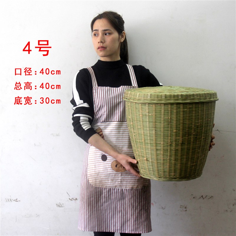 新品竹编制品 竹编茶叶篓收纳筐 超市竹篮展示筐 农场特大号水果 特色手工艺 竹编/竹雕 原图主图