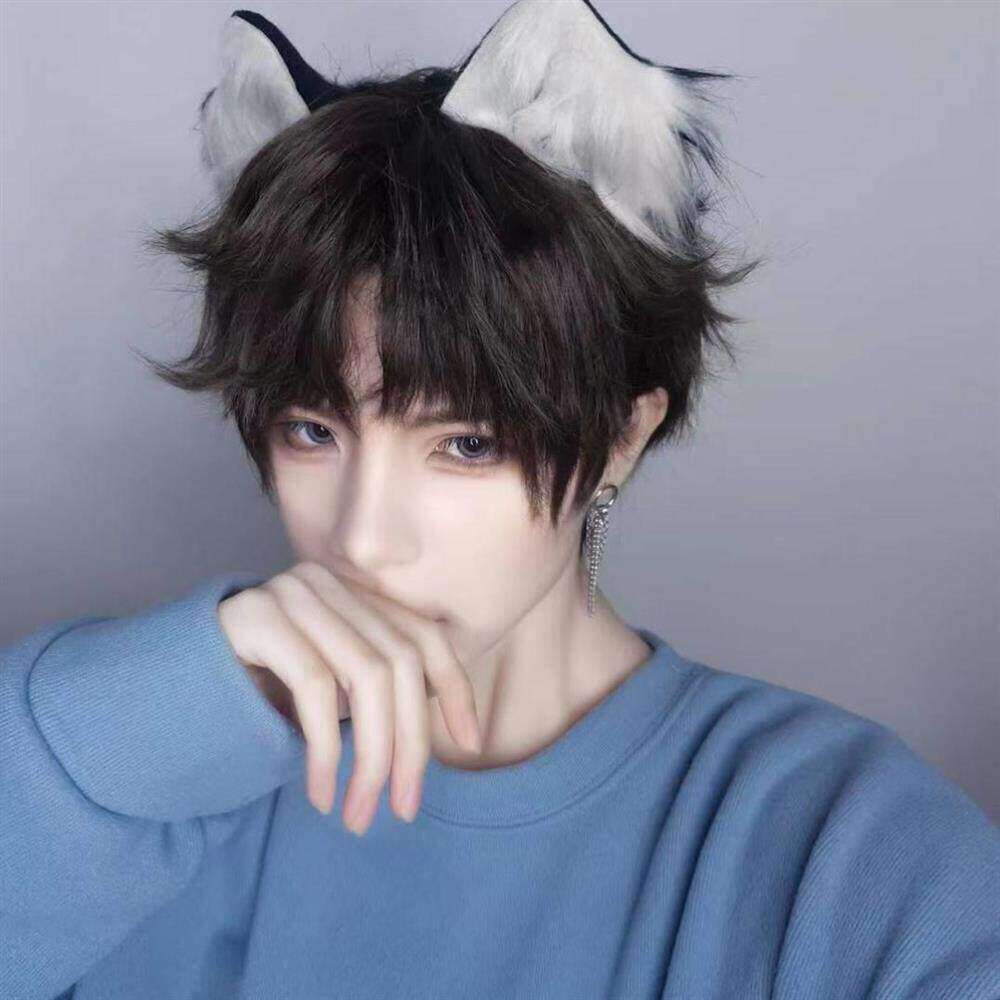 小奶狗兽耳发夹超可爱日系cos发卡猫耳狐狸耳朵对夹猫咪发饰潮男
