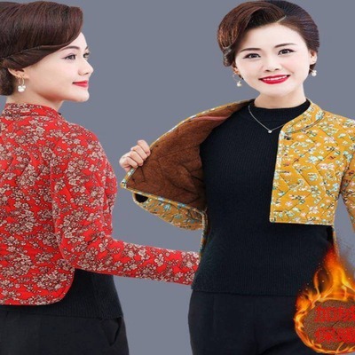 护肩颈坎肩全棉女驼绒加厚加绒