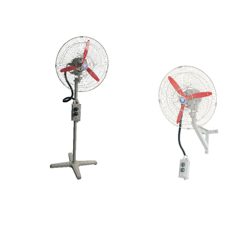 上海德旧550壁挂式落地式工业风扇 工厂散热强力fb防爆风机摇头扇