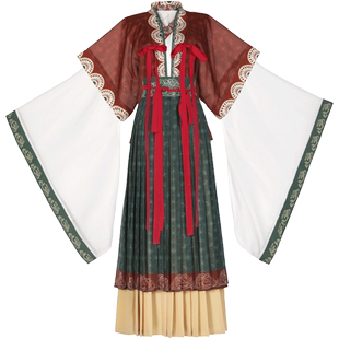 慕晴瑶汉服女【琼华宴】唐制褙子中国风原创半臂改良汉元素春夏季