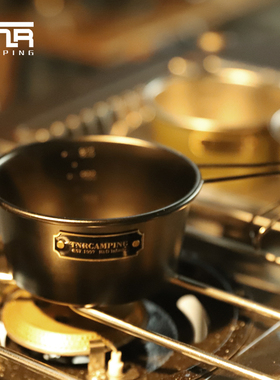 TNR户外雪拉碗304不锈钢便携露营装备水杯多功能野餐餐具野营钛杯