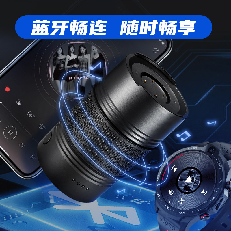 JEEP BLACK KNIGHT 4-IN-1 다기능 충전실 무선 충전[보조 배터리 + 블루투스 스피커] 4000MAH에 적합 [공식 표준 액세서리]
