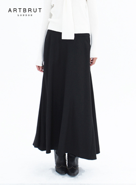 artbrut立体剪裁羊毛半裙 松紧腰1964ARQ