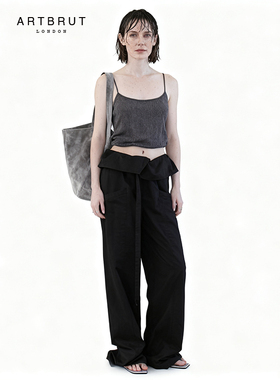 art brut（AR )花苞松紧腰 工装裤 夏季透气休闲裤