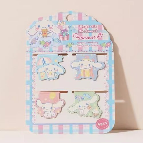 玉桂狗磁性书签简约书夹