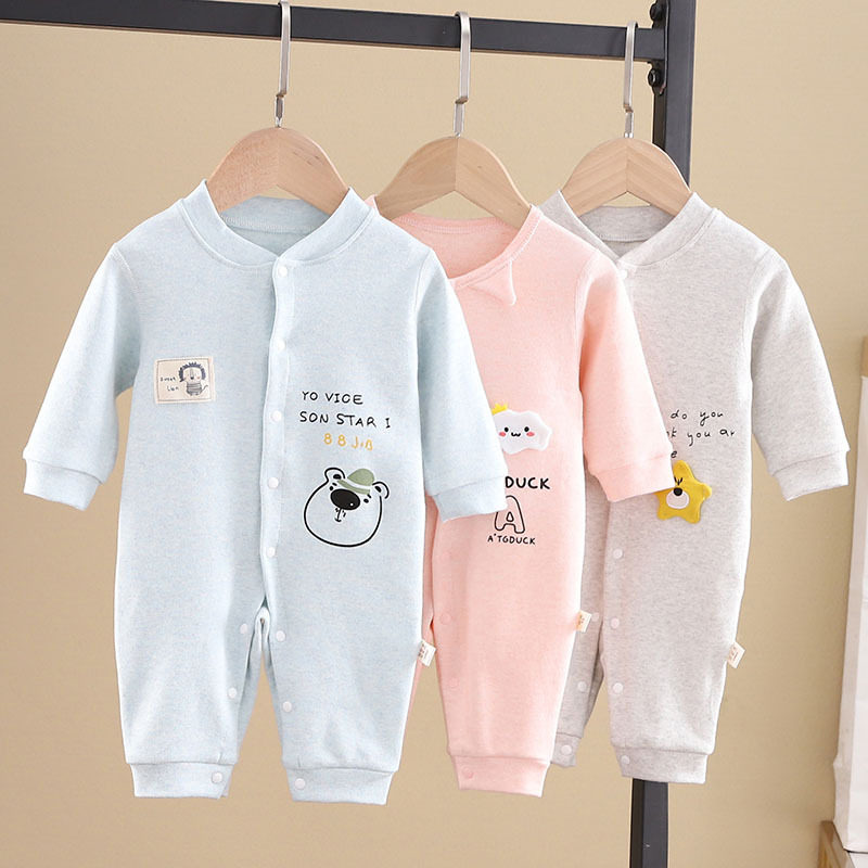 2021春季新款婴儿连体衣长袖春款宝宝舒绒棉哈衣01岁大码连体睡衣在类目 女装/女士精品, 连体衣/裤中 - 来自Buy2taobao.com提供专业的淘宝代购服务